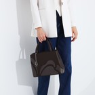 Сумка-тоут "Оливи" на молнии, цвет коричневый - Фото 8