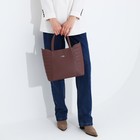 Сумка-тоут "Оливи" на молнии, цвет пудра - фото 22208250