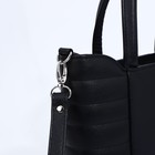 Сумка-тоут "Оливи" на молнии, цвет чёрный - фото 22208255