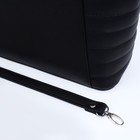 Сумка-тоут "Оливи" на молнии, цвет чёрный - фото 22208256