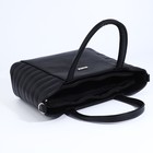 Сумка-тоут "Оливи" на молнии, цвет чёрный - фото 22208257