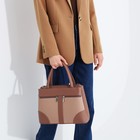 Сумка-тоут "Оливи" на молнии, цвет бежевый/пудровый - фото 22208266