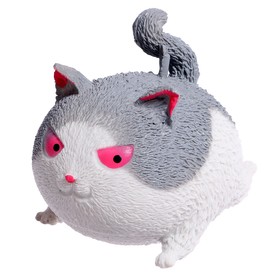 

Игрушка-антистресс «Кот дымчатый с чёрной мордочкой. Крутой замес»