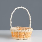 Набор корзин плетеных из 3-х :D20 H 8/27; D17 H 7 H 25; D13 H 6 H 21  см.(ротанг) - фото 23077632