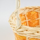 Набор корзин плетеных из 3-х :D20 H 8/27; D17 H 7 H 25; D13 H 6 H 21  см.(ротанг) - фото 23077633