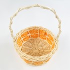 Набор корзин плетеных из 3-х :D20 H 8/27; D17 H 7 H 25; D13 H 6 H 21  см.(ротанг) - фото 23077634