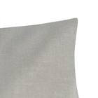 Наволочка Этель 50х70 см, цвет серый, 100% хлопок, поплин, 125 г/м - Фото 2