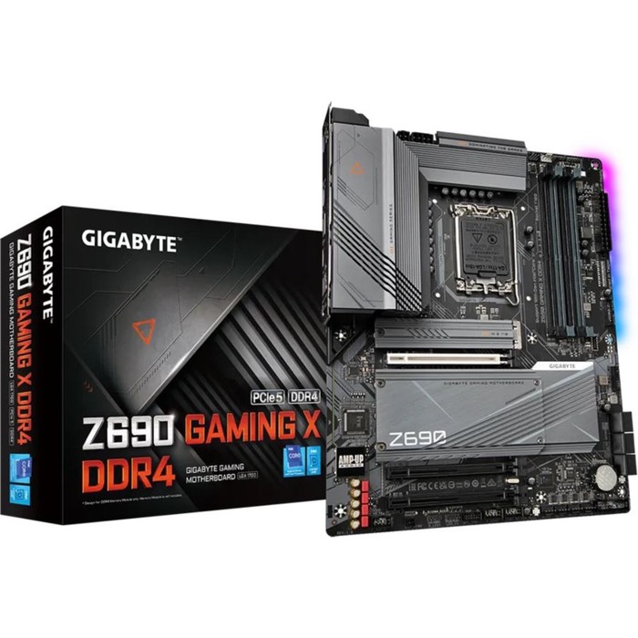 Материнская плата Gigabyte Z690 GAMING X, LGA1700, Z690, 4хDDR4, HDMI, DP, ATX - фото 51316202