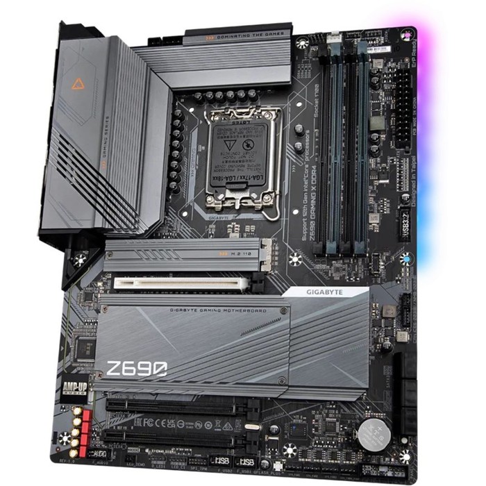 Материнская плата Gigabyte Z690 GAMING X, LGA1700, Z690, 4хDDR4, HDMI, DP, ATX - фото 51316204