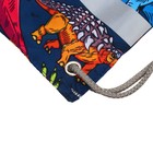 Мешок для обуви 440 х 365 мм, Erich Krause, плотность 300D, со светоотражающей полосой, Dino Planet - Фото 6