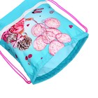 Мешок для обуви на шнурке Erich Krause, плотность 300D, со светоотражающей полосой, с вентиляцией, Girly Day - Фото 5