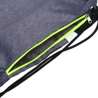 Мешок для обуви с карманом 500 х 410 мм, Erich Krause, плотность 300D, светоотражающая полоса, Crow - Фото 6