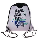 Мешок для обуви с карманом 500 х 410 мм, Erich Krause, плотность 300D, светоотражающая полоса, вентилируемый, Downhill - Фото 1