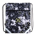 Мешок для обуви с карманом 500 х 410 мм, Erich Krause, плотность 300D, светоотражающая полоса, вентилируемый, Pixel Game - Фото 3