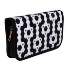 Пенал 1 секция 110 х 205 х 30 мм, текстильный, Erich Krause, MegaGoal, синий/чёрный/белый 57512 - фото 24617414