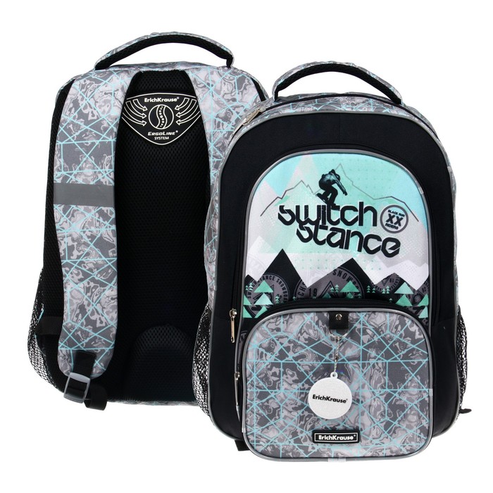 Рюкзак каркасный Erich Krause ErgoLine 20L, 44×33×22 см, Snow Freedom 58128 - Фото 1