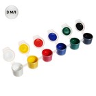 Краска акриловая, набор 6 цветов × 3 мл, Calligrata, морозостойкие, в пакете - Фото 2