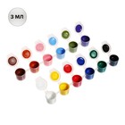 Краска акриловая, набор 12 цветов × 3 мл, Calligrata, морозостойкие, в пакете - Фото 2