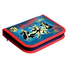 Пенал 1 секция, 130 х 190 х 30 мм, Hatber "Гарри Поттер" ламинированный картон, синий/красный NPn_36051 - фото 24551005