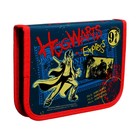 Пенал 1 секция, 130 х 190 х 30 мм, Hatber "Гарри Поттер" ламинированный картон, синий/красный NPn_36051 - фото 24551006