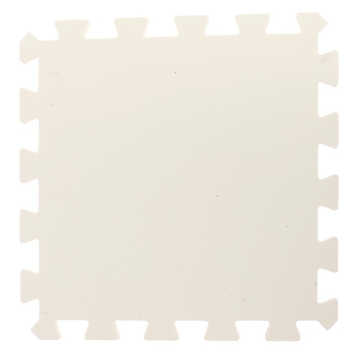 Мягкий пол универсальный, 33 × 33 см, цвет белый - фото 1909180098