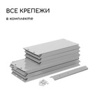 Клумба оцинкованная, 2 яруса, d = 60–100 см, высота бортика 30 см, серая, Greengo - Фото 6