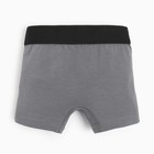 Трусы для мальчика боксеры MINAKU цвет графит, рост 128 - фото 37573562