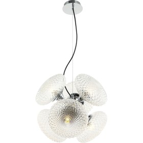 Светильник подвесной Stilfort 2095/09/06P Roxie, 6х5Вт, G9, LED, 365х365х400-1500 мм, цвет хром 9684730