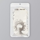 Маска для сна «ШЁЛК», 20×10 см, резинка одинарная, бежевая - Фото 5