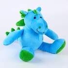 Мягкая игрушка «Дракоша со звёздами», 14 см, цвет голубой - фото 3767122