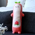 Мягкая игрушка-подушка «Персик», 65 см, цвет розовый - фото 2869162