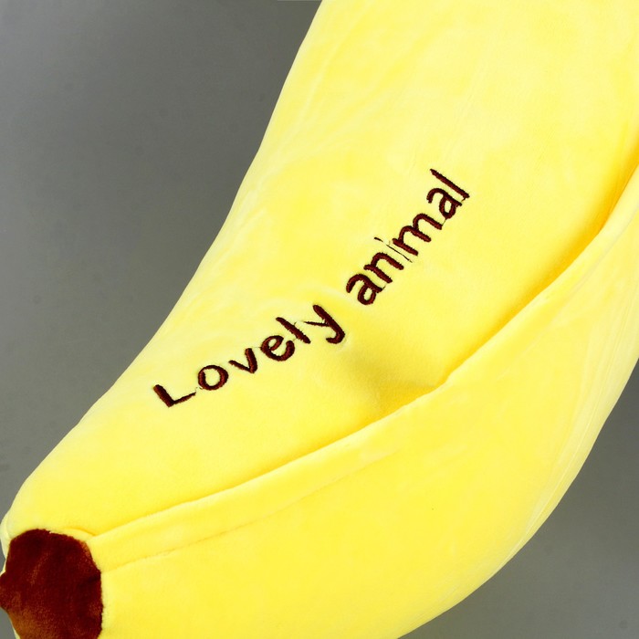 Мягкая игрушка-подушка «Зайка-банан», 65 см, цвет жёлтый - фото 1907718090