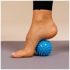 Мяч массажный ONLYTOP Blue, d=7.5 см - Фото 9