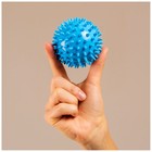 Мяч массажный ONLYTOP Blue, d=7,5 см - Фото 10
