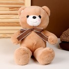 Мягкая игрушка «Медведь», с бантиком, 40 см, цвет коричневый - Фото 1