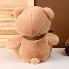 Мягкая игрушка «Медведь», с бантиком, 40 см, цвет коричневый - Фото 3