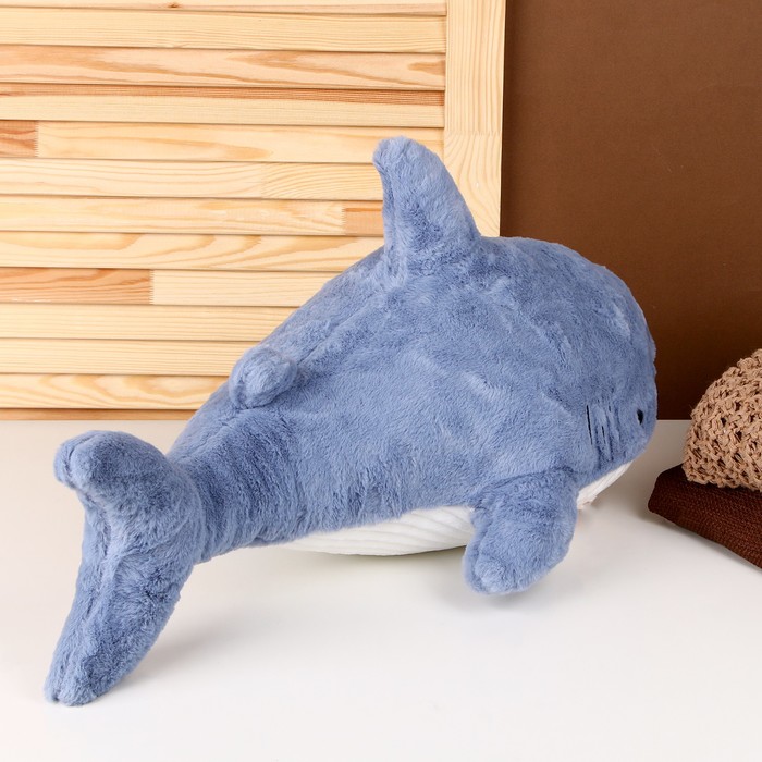 Мягкая игрушка-подушка «Акулёнок», 58 см, цвет синий - фото 1907718277