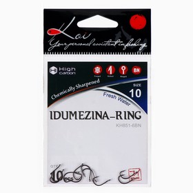 Крючки KOI IDUMEZINA-RING, цвет BN, № 10/6, 10 шт. 9634406