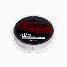 Леска Naмazu I-Tech Fluco, диаметр 0.234 мм, тест 4.09 кг, 50 м, прозрачная 9634425