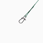 Поводки стальные NAMAZU Leader 1х7 Nylon Coated, тест 11 кг, 15/20/25 см, зелёные, 60 шт. - фото 24478939