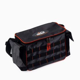 Сумка рыболовная "СЛЕДОПЫТ" Base Lure Bag L, 36 х 22 х 15 см, цвет серый, + 3 коробки Luno