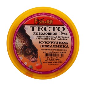 Тесто готовое кукурузное Fish.ka, земляника, 150 мл