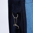 Сумка женская шопер без застёжки, с подкладкой, длинный ремень, цвет синий - Фото 7