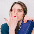 Кольцо безразмерное «Губы», красное - Фото 2