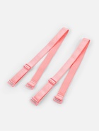 Лямки для бюстгальтера, текстильные, 1.5 см, 37 см, пара, розовые - Фото 3