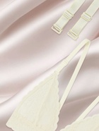 Лямки для бюстгальтера, текстильные, 1.5 см, 37 см, пара, цвет молочный - Фото 2