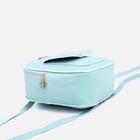 Рюкзак на молнии, наружный карман, цвет голубой - Фото 3