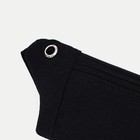 Поясная сумка на молнии, наружный карман, цвет чёрный - фото 7808379
