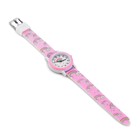 Часы наручные кварцевые детские «Облака», d=2.8 см, розовые - Фото 3