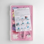 Набор для установки пластиковых кнопок: кнопки, d=13 мм, 100 шт., щипцы, шило, отвёртка, пинцет, в органайзере - Фото 7